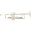 Hot Sale ???? Bach Bach 180S-72 Stradivarius Series Bb Trumpet 180S72 Silver With Yellow Brass Bell ????