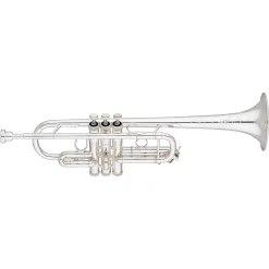 New 💯 S.E. SHIRES S.E. SHIRES TRQ11RS Q Series Professional C Trumpet Silver Plated Yellow Brass Bell ⭐