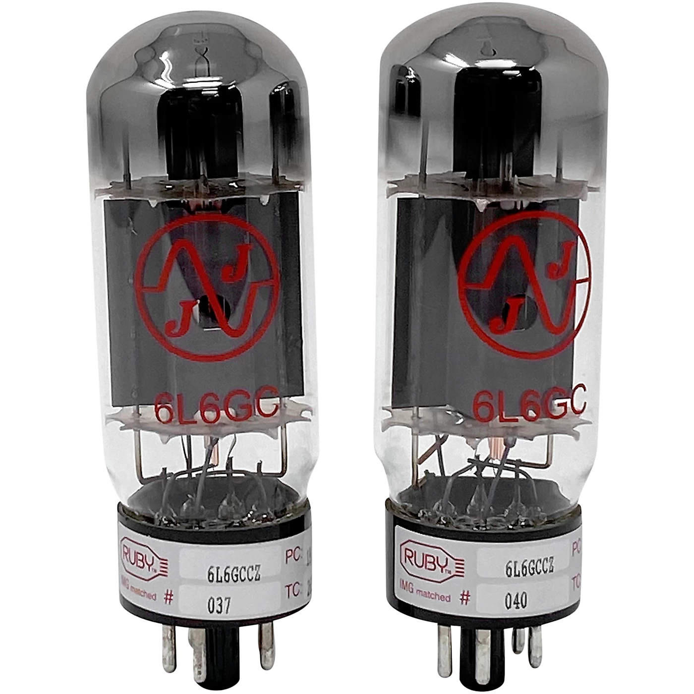 Best Sale 😍 Ruby Ruby 6L6GCCZ Matched Amp Tubes Matched Pair ❤️